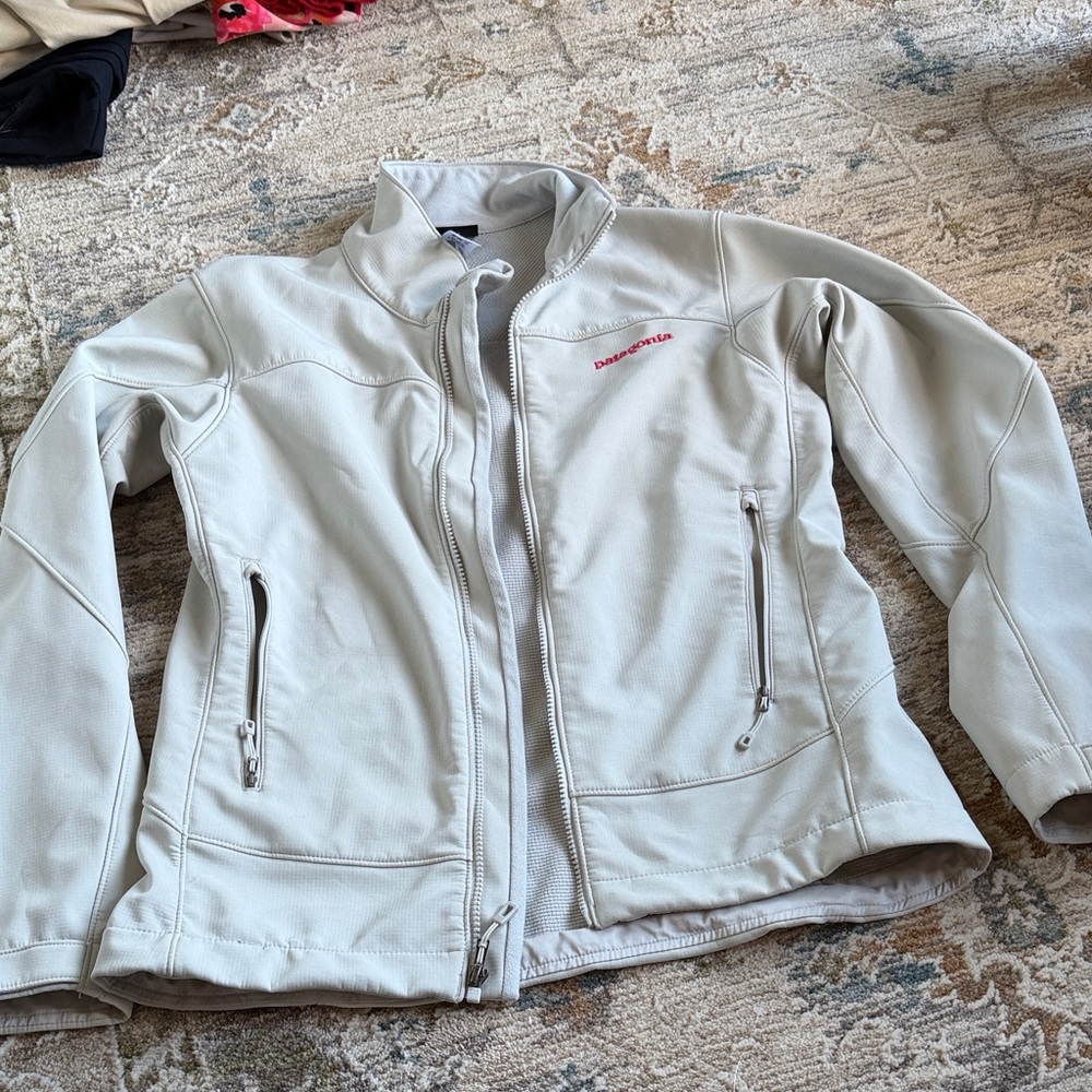 Patagonia Women's Cream Softshell Ski Jacket
